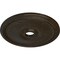 Ekena Millwork Theia Ceiling Medallion (Canopies up to 6 3/4"), 24"OD x 3 5/8"ID x 1 3/4"P, Stone Hearth Crackle CM24THSHC - alternate 3